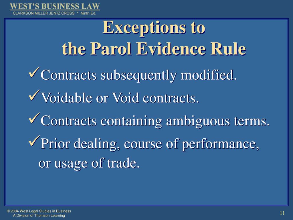 PPT Chapter 14 Contracts Statute of Frauds PowerPoint Presentation