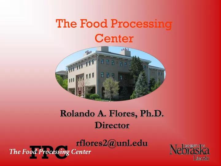 the food processing center n.