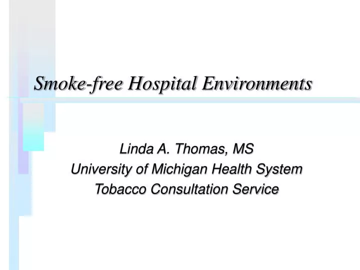 smoke free hospital environments n.