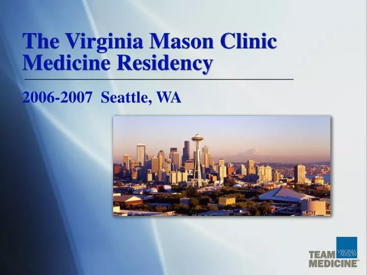 the virginia mason clinic medicine residency n.