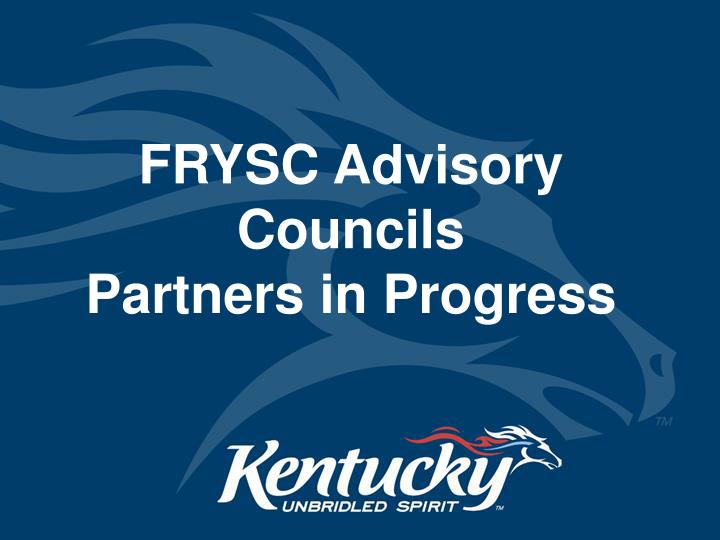 frysc advisory councils partners in progress n.