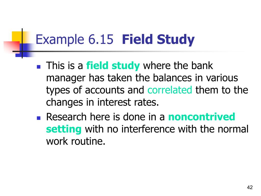 field study research design
