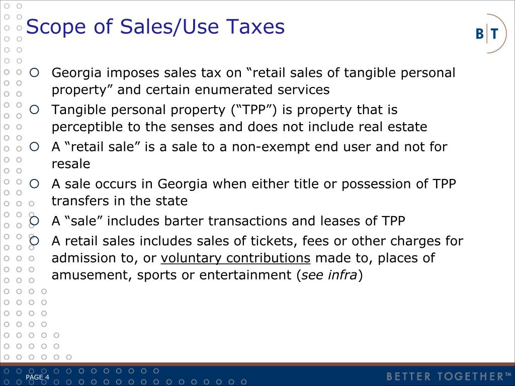 PPT Sales and Use Tax Issues For Nonprofits Organizations