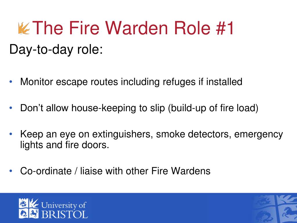 fire warden training powerpoint presentation