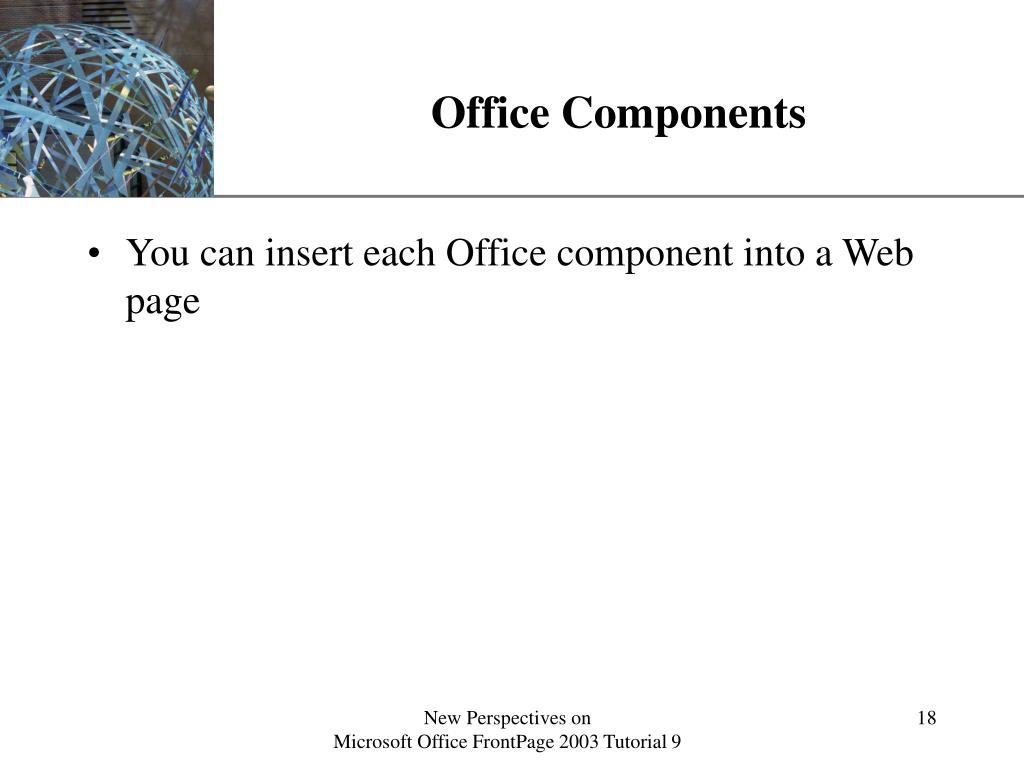 PPT - Microsoft Office FrontPage 2003 PowerPoint Presentation, free  download - ID:345002