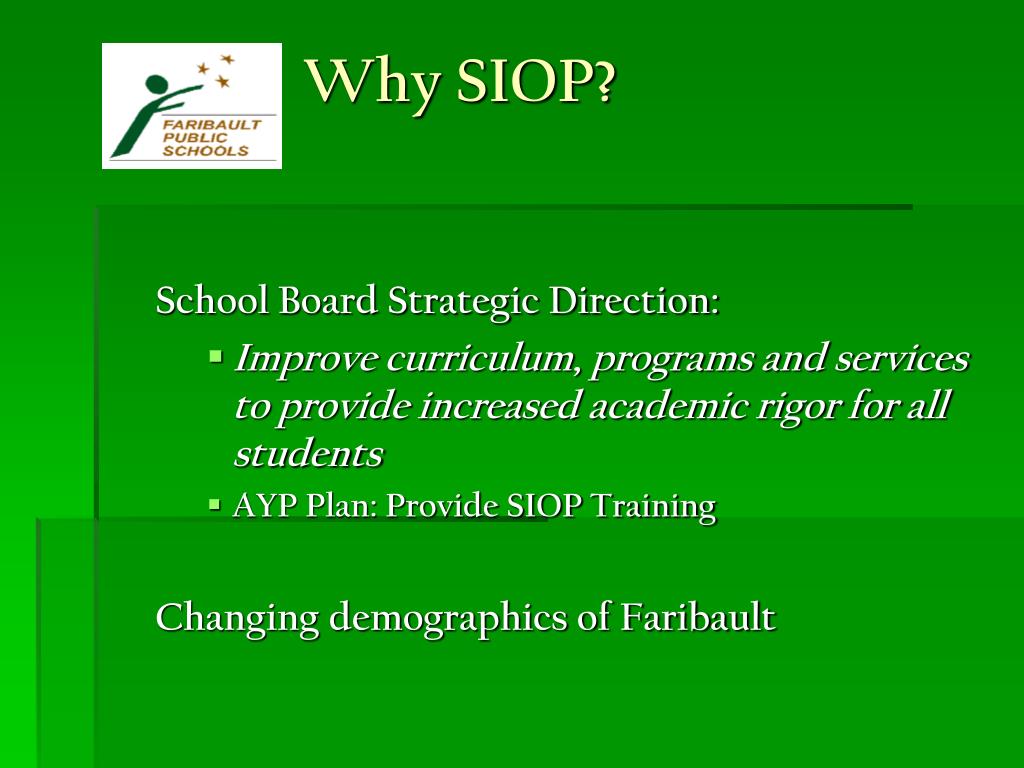 PPT SIOP Sheltered Instruction Observation Protocol PowerPoint