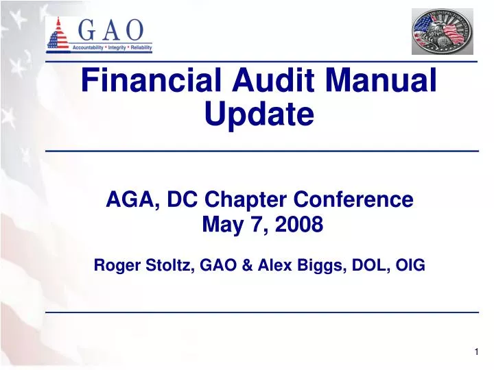 financial audit manual update n.