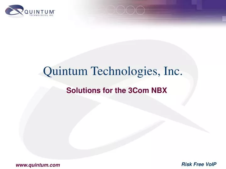 quintum technologies inc n.