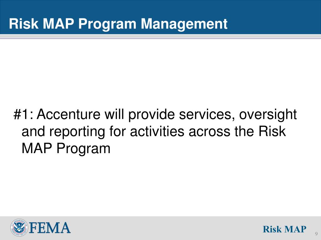 PPT - Risk MAP Program Management The Role of Accenture 12th Annual ...
