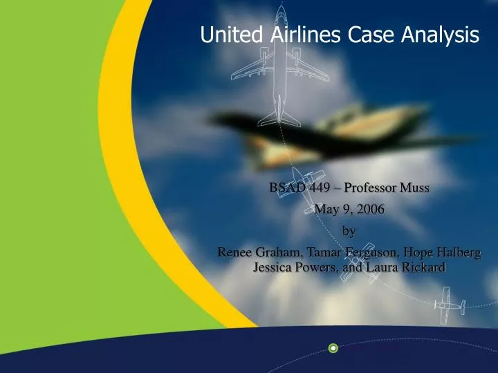 united airlines case analysis n.