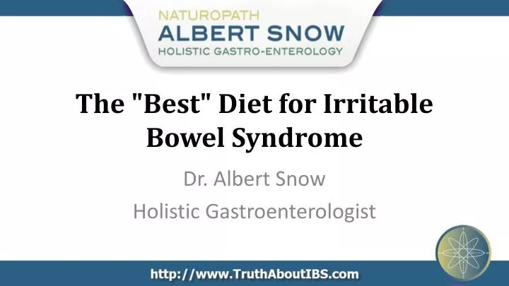 the best diet for irritable bowel syndrome n.