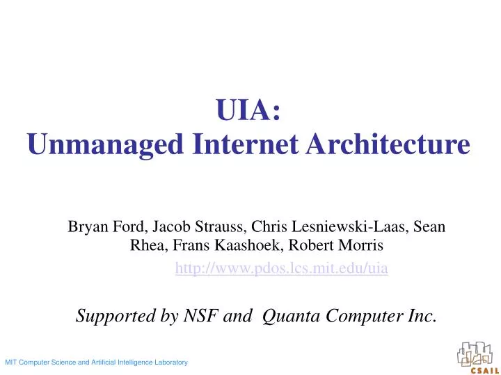 uia unmanaged internet architecture n.