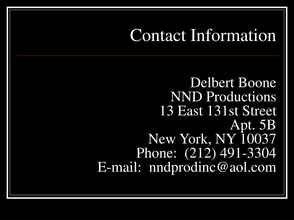 PPT - Understanding the Hip Hop Generation with Delbert Boone NND ...