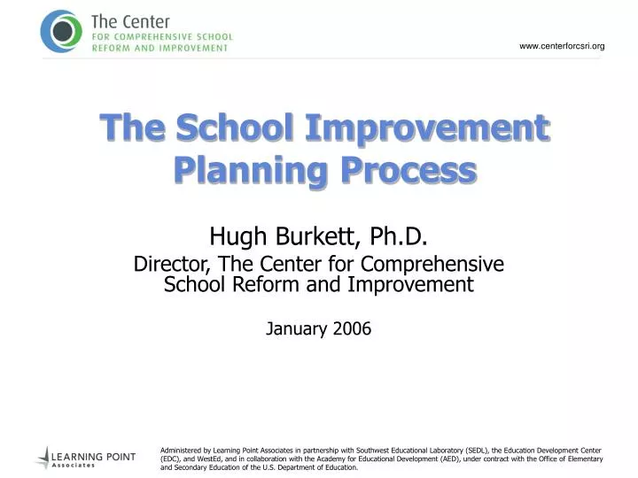 the school improvement planning process n.