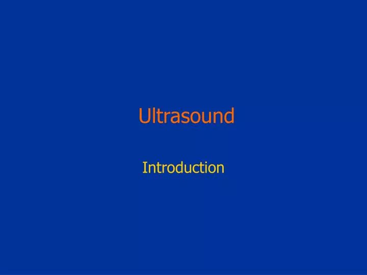 ultrasound n.