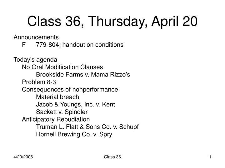 class 36 thursday april 20 n.