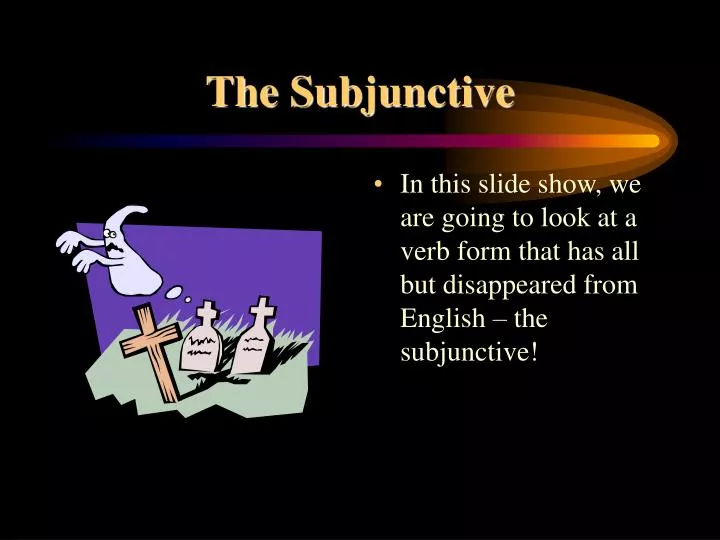 the subjunctive n.