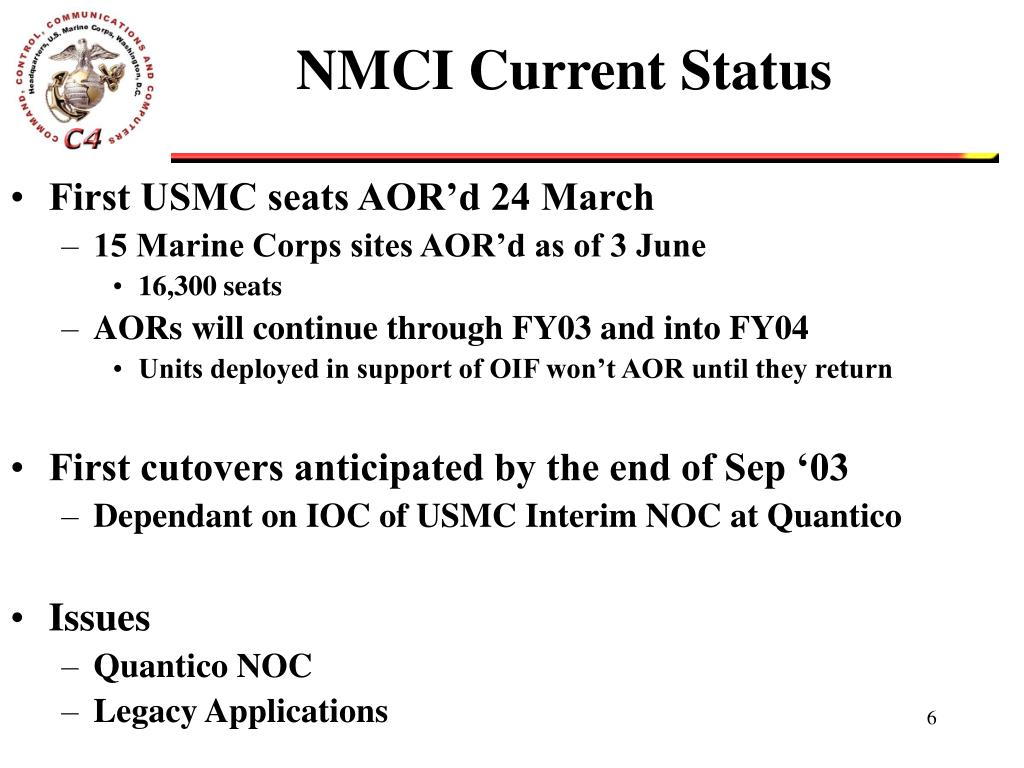 Ppt Nmci And The U S Marine Corps Powerpoint Presentation Free