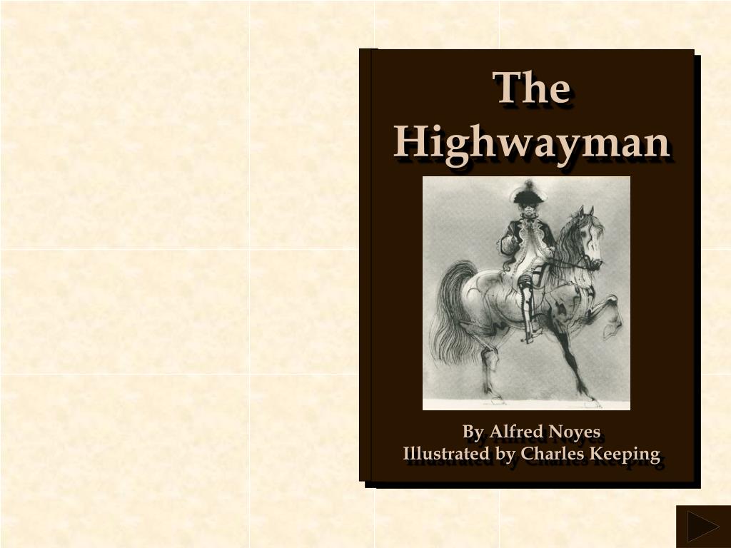 The highwayman essay