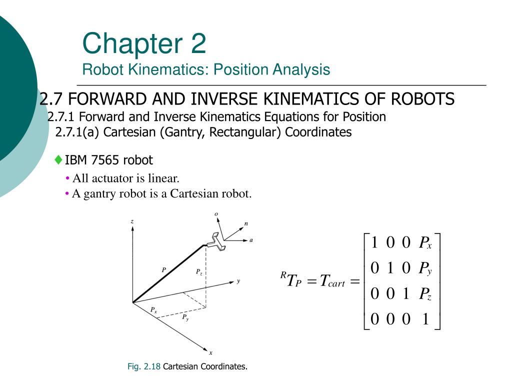 PPT - Chapter 2 Robot Kinematics: Position Analysis PowerPoint ...