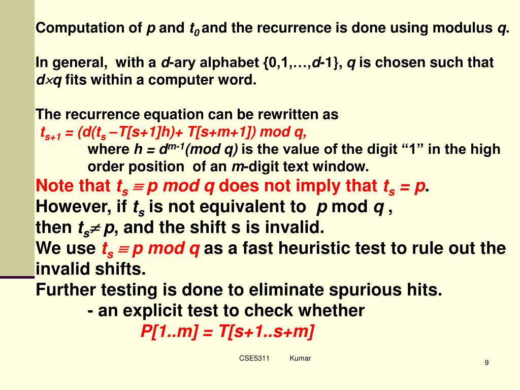 PPT - String Matching Algorithms PowerPoint Presentation, free download ... image.