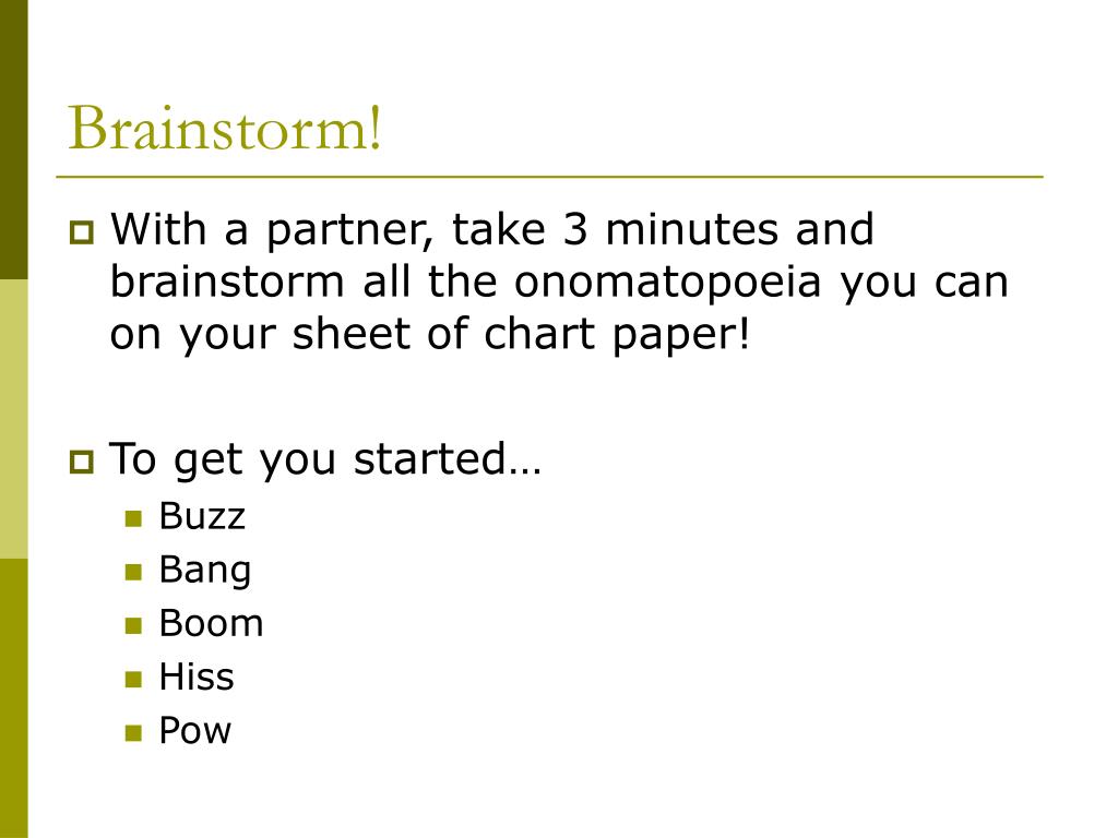 PPT - Onomatopoeia PowerPoint Presentation, free download - ID:2140155