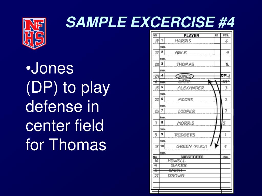 PPT 2010 SOFTBALL NFHS DP/FLEX RULE PowerPoint Presentation, free