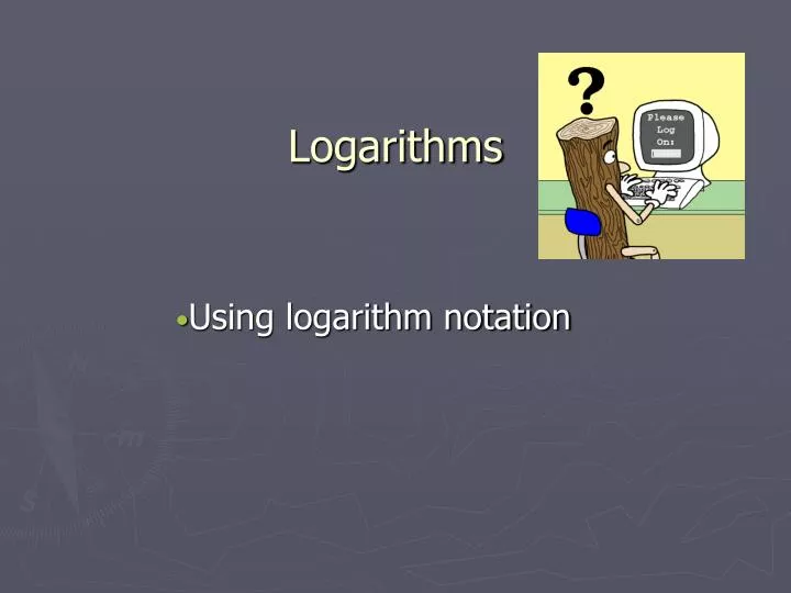logarithms n.