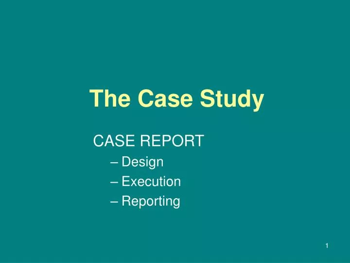the case study n.