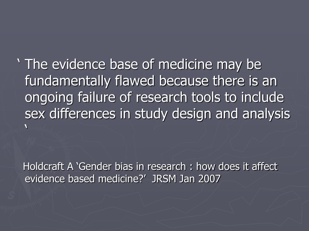 PPT - Sex, gender and health research PowerPoint Presentation, free ...