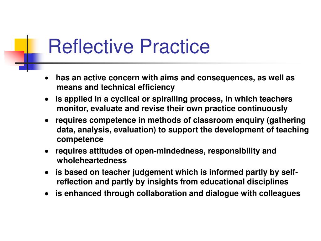 reflective practice in nursing powerpoint presentation