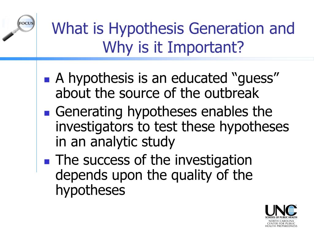what is hypothesis generating study