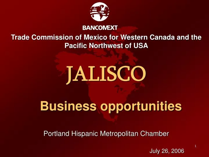 trade commission of mexico for western canada and the pacific northwest of usa n.