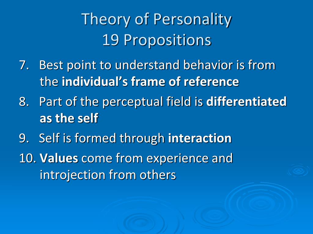 carl rogers propositions
