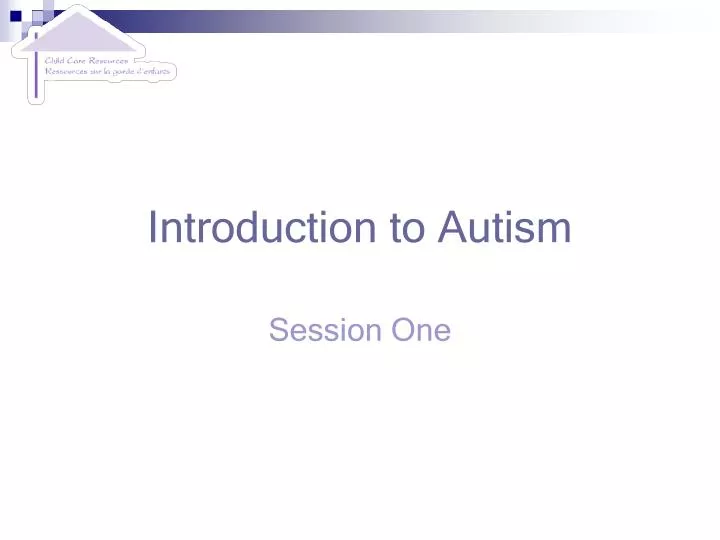 introduction to autism n.