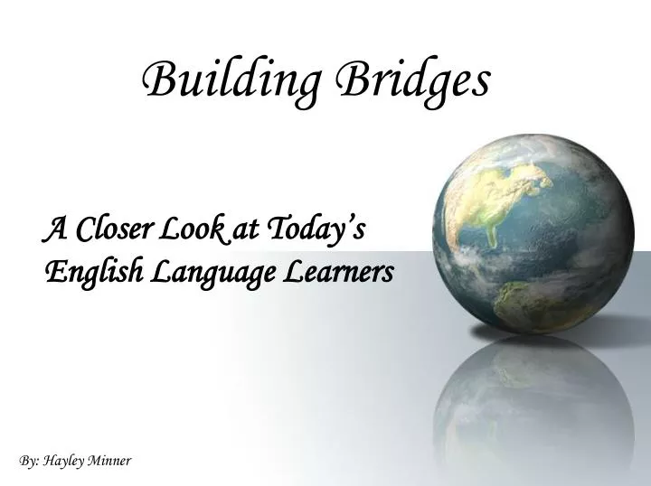 building bridges powerpoint presentation
