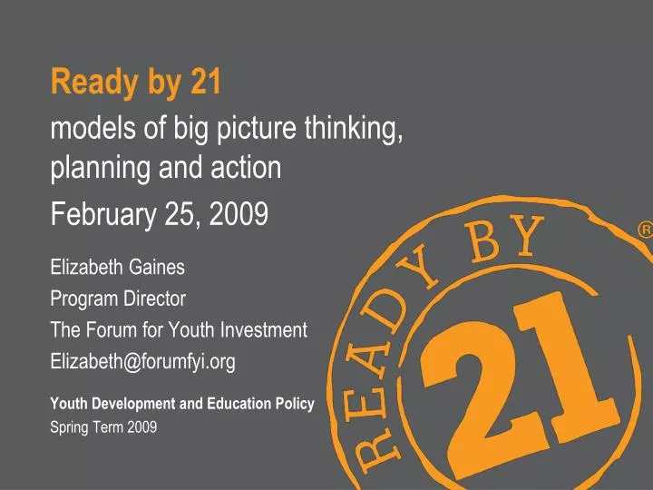 PPT Ready by 21 PowerPoint Presentation, free download ID355260