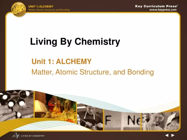 living by chemistry n.
