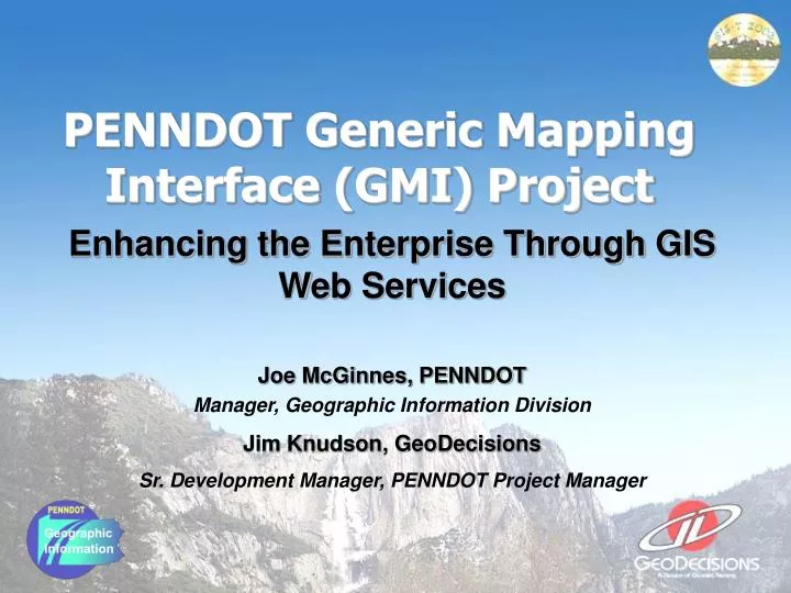 penndot generic mapping interface gmi project n.