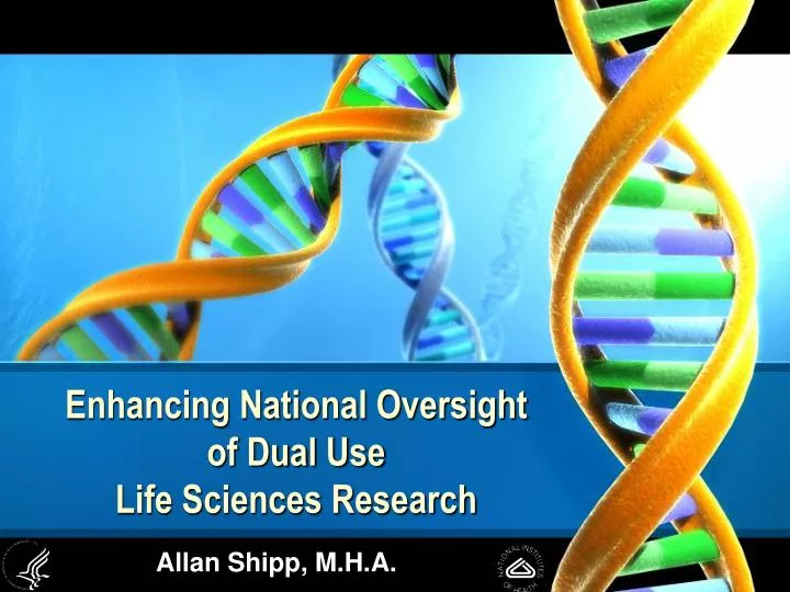 enhancing national oversight of dual use life sciences research n.