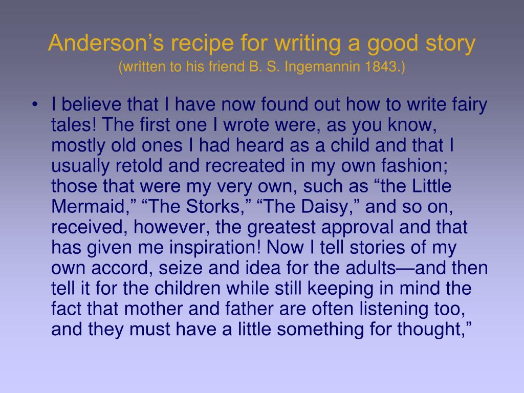 PPT - Nursery Rhymes, Hans Christian Andersen, & folk tale comparisons