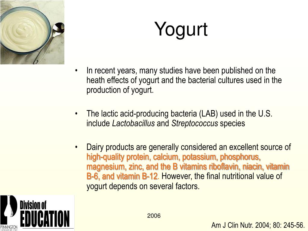 research article on yogurt