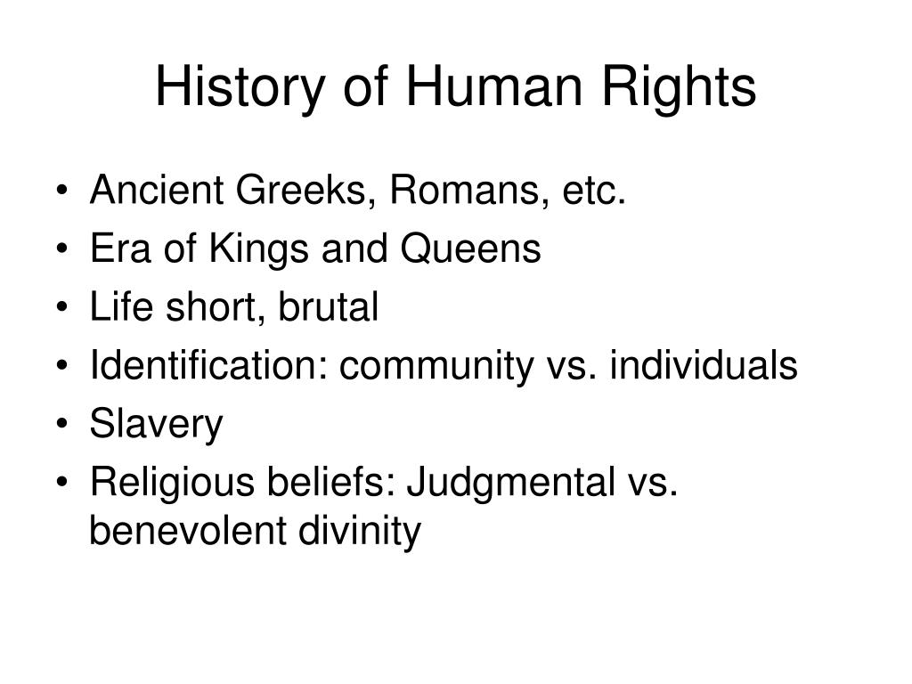 PPT - Human Rights and Women's Rights: A Brief History and Overview  PowerPoint Presentation - ID:356897