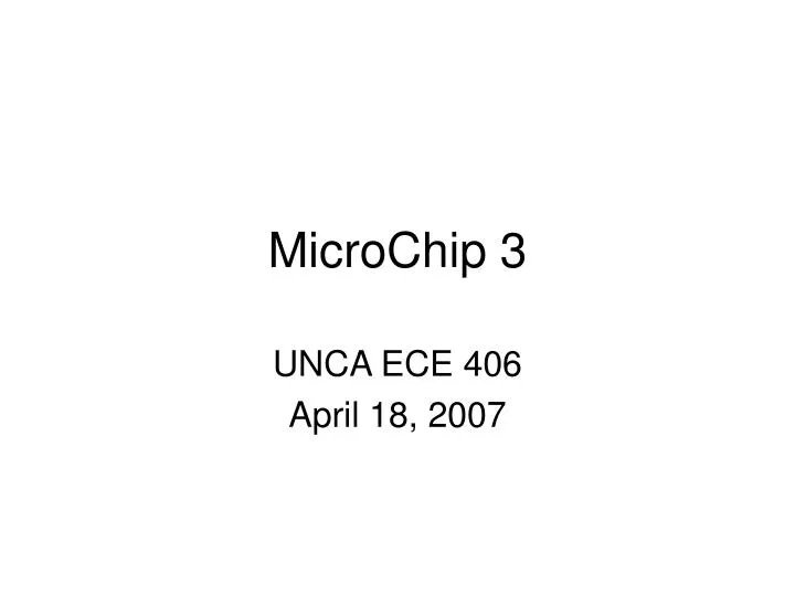 microchip 3 n.