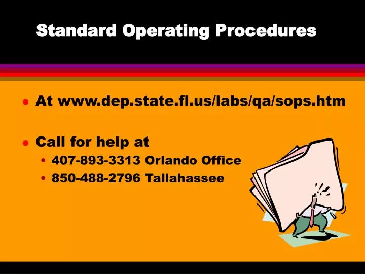 Ppt Standard Operating Procedures Powerpoint Presentation Free 