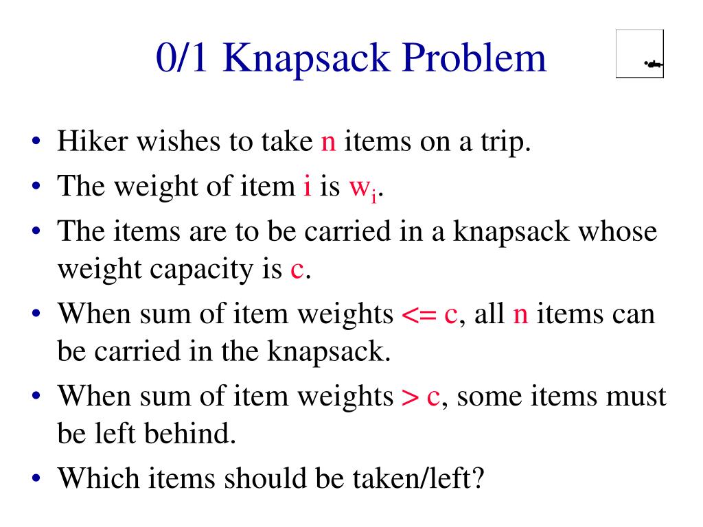 bounded knapsack problem