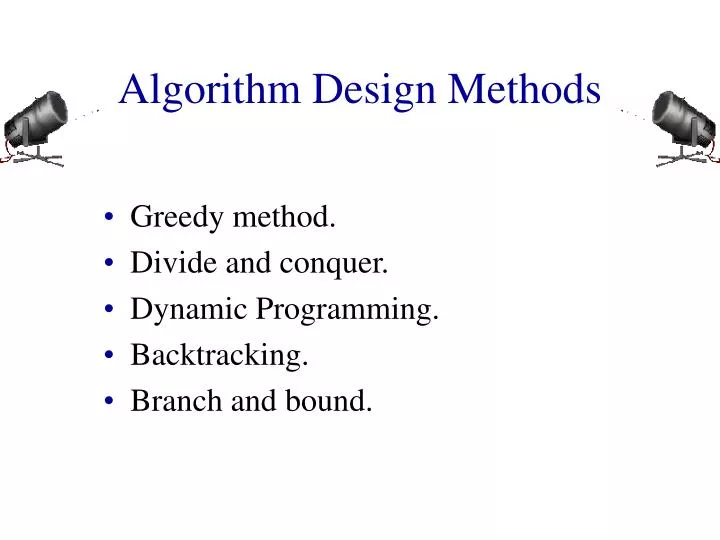 PPT - Algorithm Design Methods PowerPoint Presentation, free download ...