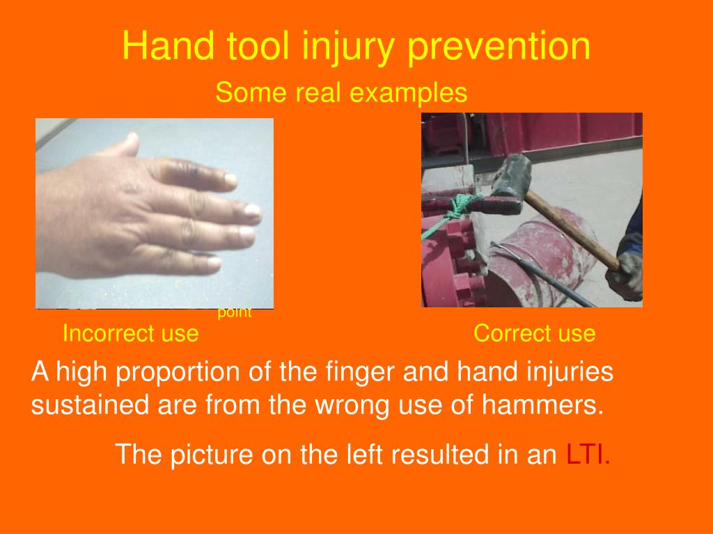 PPT Hand Tools Injury Prevention PowerPoint Presentation Free 