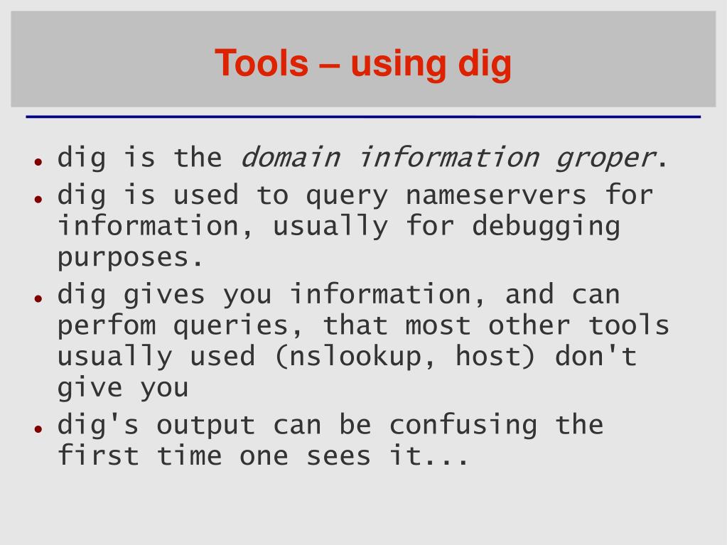 Dig Operation PPT - DNS Operations PowerPoint Presentation, free download - ID:359083