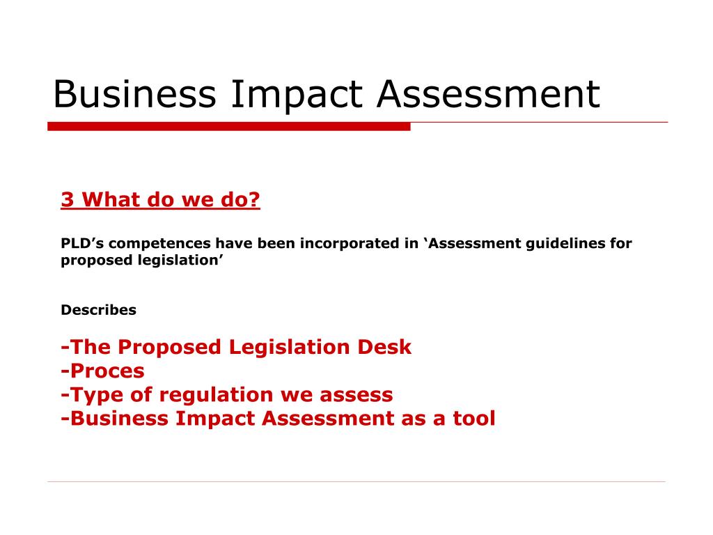 an impact assessment of business process an impact assessment of business process
